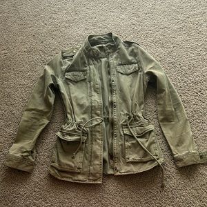 LUCKY BRAND OLIVE GREEN XSMALL fall/spring jacket